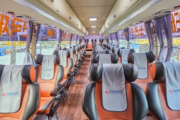 Interior of Airport Bus